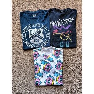 Y2K T-Shirt Bundle Graphic Print Lot Of 3
